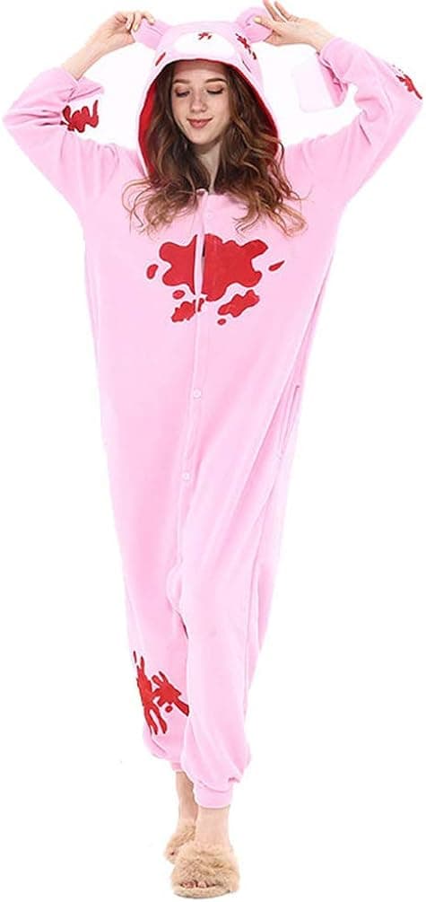 Adult Costume Gloomy Bear Onesies Pajamas Adult Cosplay Animal Homewear Sleepwear Jumpsuit Costume Women Men
