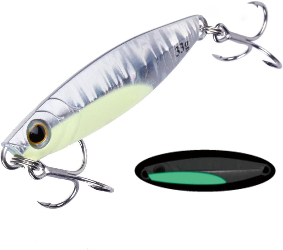 FAIGAFAIVA Xd5es Fishing Lures Jigs Spoon for Saltwater Freshwater Bass Trout Tuna Salmon