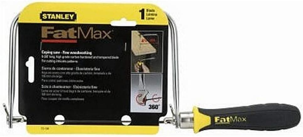 Stanley 15-106 6-3/8-Inch Length 6-3/4-Inch Frame Depth Coping Saw