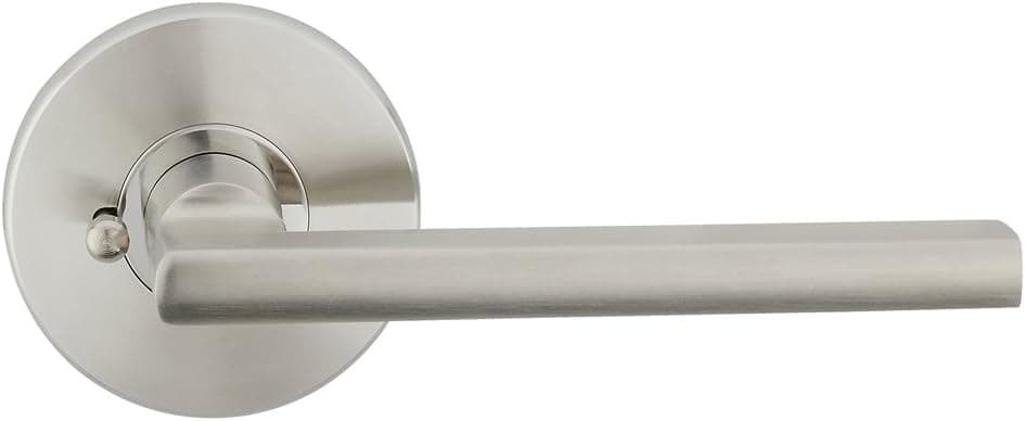 HAIFUAN Heavy Duty Stainless Steel 304 Grade Door Lever Handle Lock Lifetime Warranty,Backset 2 3/4" (Privacy)
