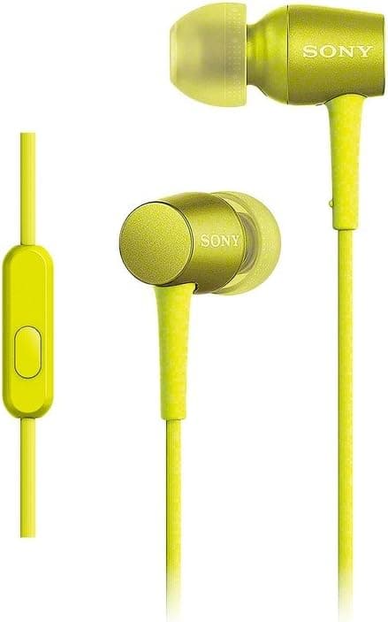 SONY h.ear in canal type earphone High-Resolution Audio sound with Remote control,Microphone Lime Yellow MDR-EX750AP / Y