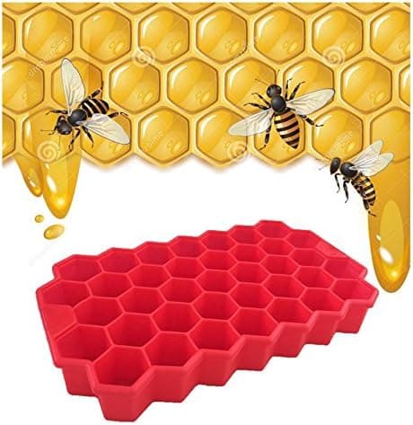 Mr.S Shop 1 PCS Honeycomb Shaped Silicone Mold Chocolate Ice Lattice Cake Decoration Soap Mold Baking Tools
