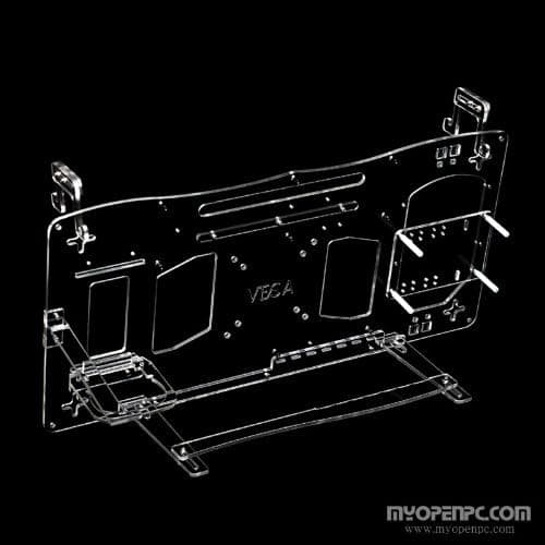 MYOPENPC BENCH Wide Wall or Partition Mountable Flat & Wide Open Test Bench Case for ATX, mATX, ITX motherboards and ATX PSUs - PC components are not included