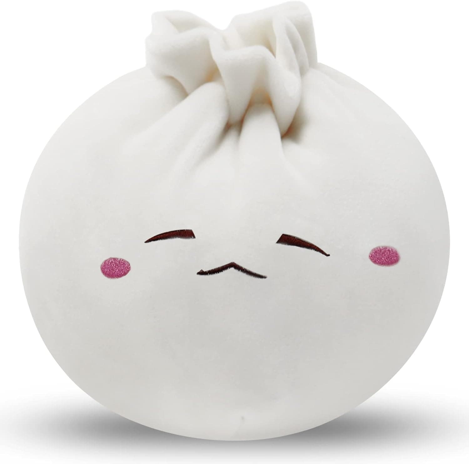 Hotiego Dumpling Plush Food Soup Dumpling Plushie Cute Buns Dumpling Stuffed Plush Pillow Simulation Squeezing Soft Toy for Sleeping Birthday Home Decoration 9.8"…