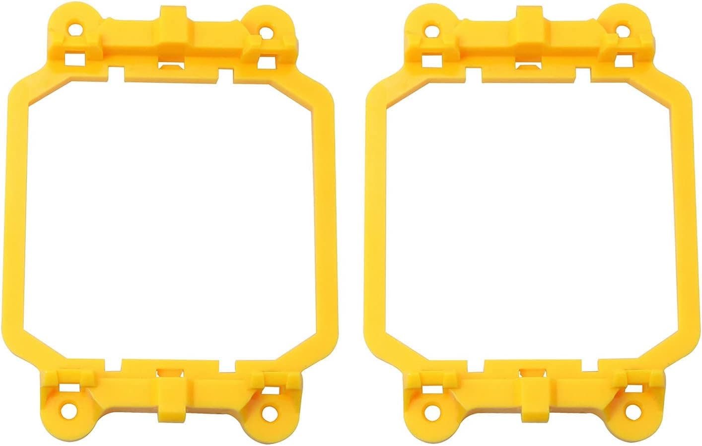 ZRM&E 2pcs CPU Fan Bracket Base for AM3 Socket, Yellow