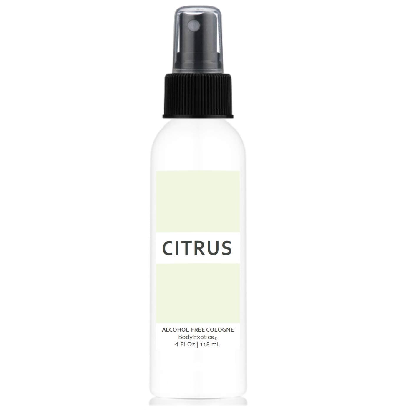 BODY EXOTICS NEW! Citrus Men's Collection Fragrance Cologne Mist 4 Fl Oz 118 Ml - a Brisk, Uplifting Blend of Pink Grapefruit, Yuzu and Lemon