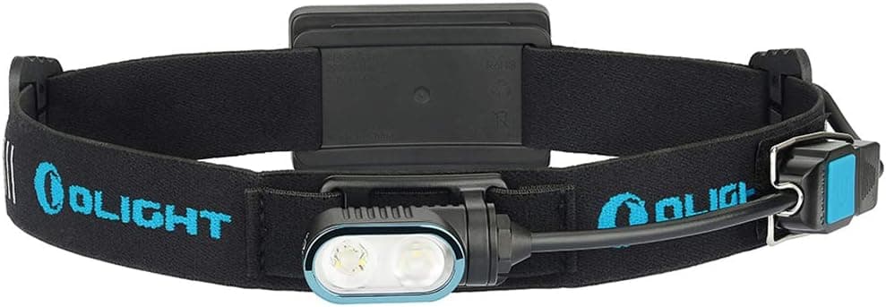 OLIGHT Array 400 Lumens Ultralight USB Magnetic Rechargeable Headlamp with Spot and Flood Dual Beam LEDs, 180 Degrees Head Rotation for Camping, Running and Hiking