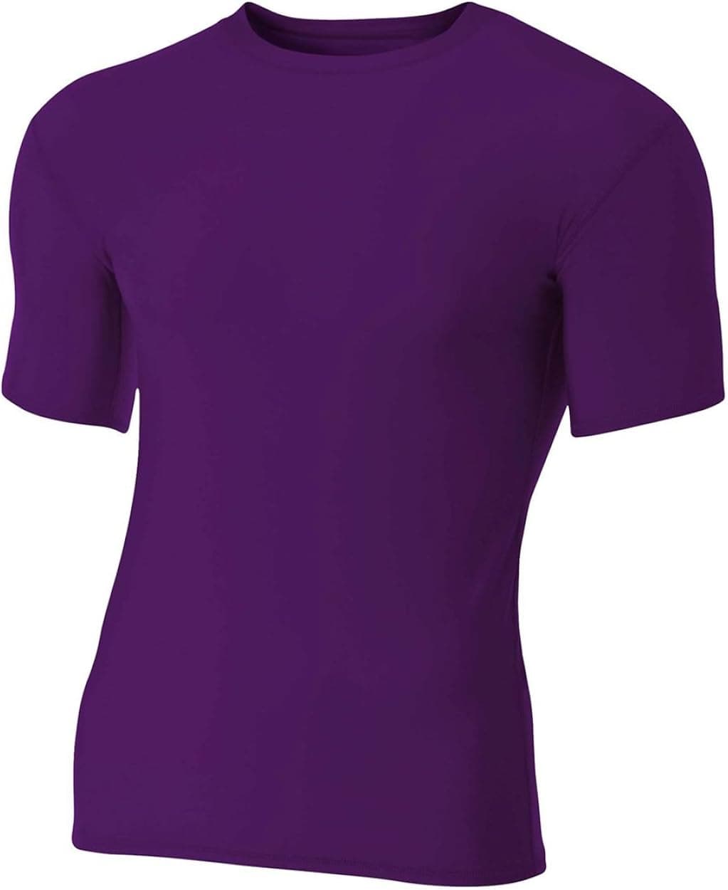 A4 Men's Short Sleeve Compression Crew