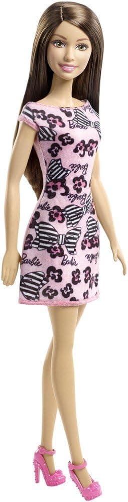 Barbie Pink-Tastic Doll, Bow Art On Light Pink Dress