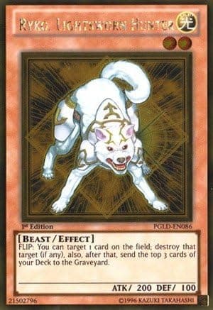 YU-GI-OH! - Ryko, Lightsworn Hunter (PGLD-EN086) - Premium Gold - 1st Edition - Gold Rare