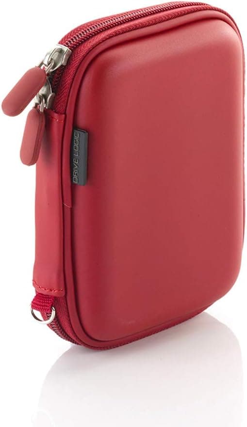 Drive Logic DL-54-RED EVA Carrying Case for Portable External Hard Drives, Red