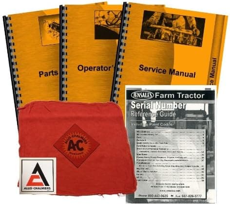 Allis Chalmers D17 Series III Deluxe Tractor Manual Kit