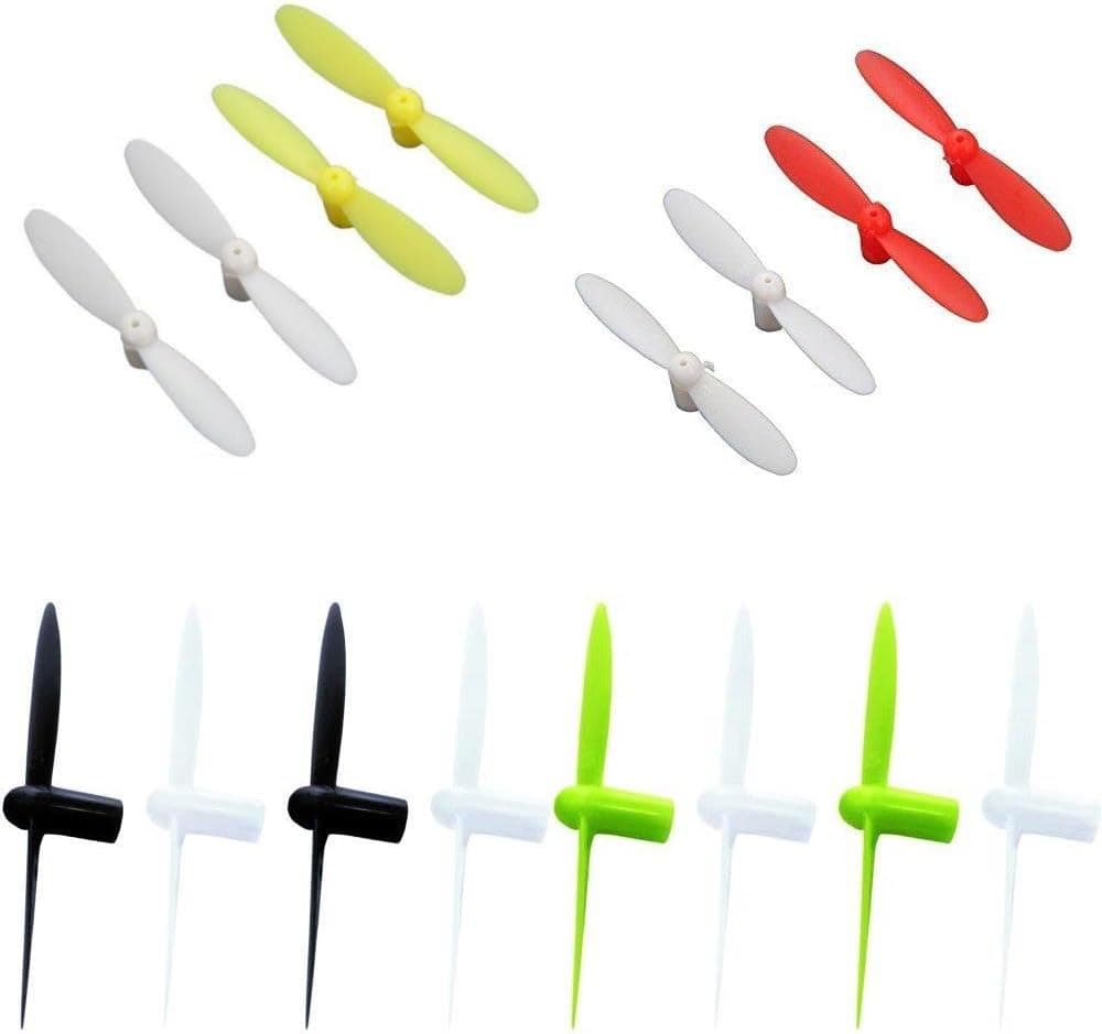 HobbyFlip Four Sets of Four Multi Color Propellers for Sharper Image DX-1 Micro Drone