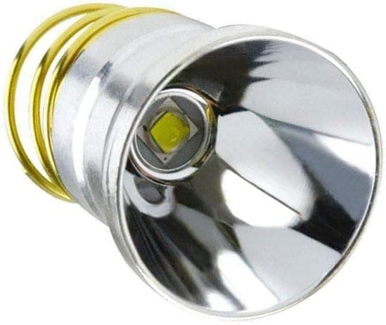 LED Flashlight Bulb XM-L2 Replacement Bulbs, LUXNOVAQ Drop-in P60 Design Module 1200LM 1 Mode Lamp Bulb Torch Repair Parts for Surefire Hugsby C2 G2 Z2 6P 9P G3 S3 D2 Ultrafire 501B 502B etc