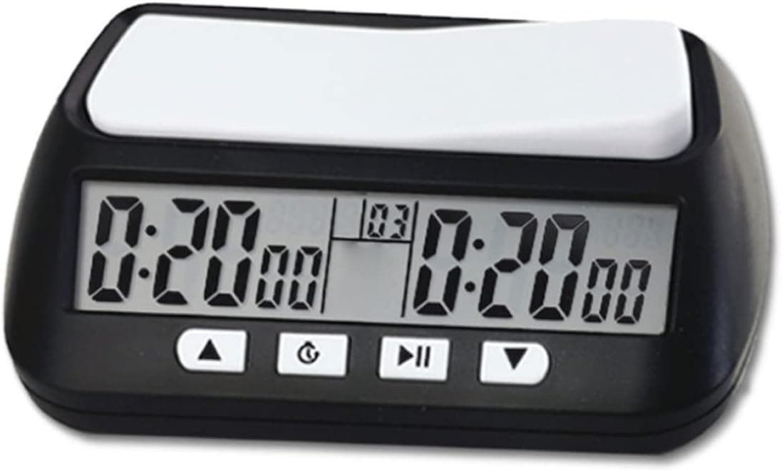 Chess Clock Timer Digital Chess Clock Timer Count Up/Down Bonus Delay Portable English Version Digital Clock for Chess Game