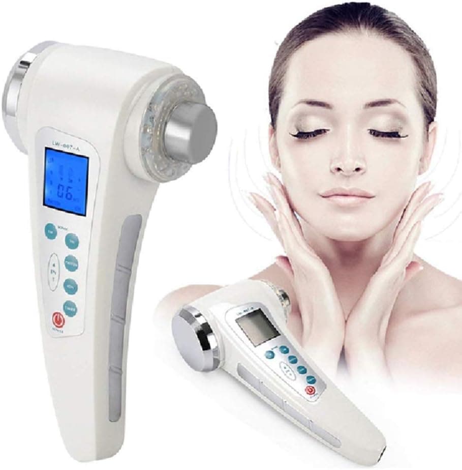 YAVOCOS 4 in 1 Skin Pores Cleaning Massager 7 LED Sreen Display Skin Lift Rejuvenation Anti-Wrinkle Facial Body Care Beauty Devices