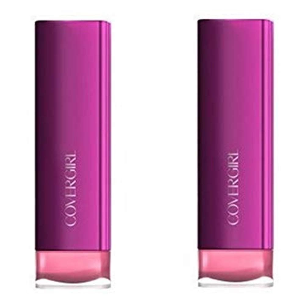 Pack of 2 CoverGirl Colorlicious Lipstick, Yummy Pink, 380