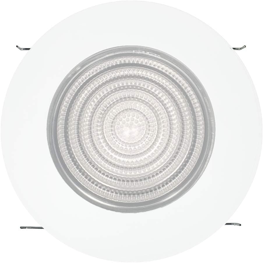 5 Inch Fresnel Clear Lens LED CFL Halogen No Glare Damp Area Shower Bright White Trims
