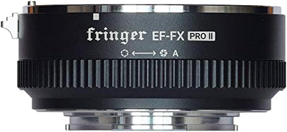 Fringer EF-FX Pro II Alloy-Made Adapter for Canon EF Mount and Fujifilm X Mount with Built-In Aperture Ring ,Fast PDAF, Autofocus, and EXIF Recording