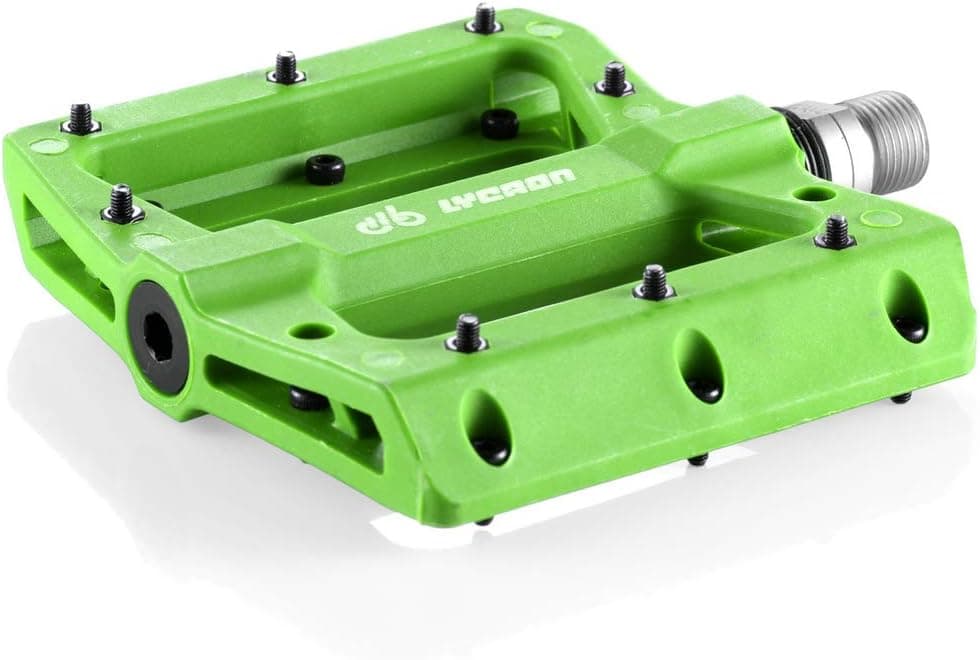 LYCAON Bike Bicycle Pedals, Lightweight Non-Slip, Cycling Pedal for 9/16 Road Mountain BMX MTB Bike
