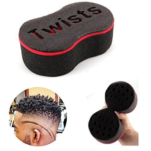 Lorizzy Magic Barber Twist Sponge,Curl Sponge Hair Brush for Afros, Coils, Dreadlocks ( (Twist)