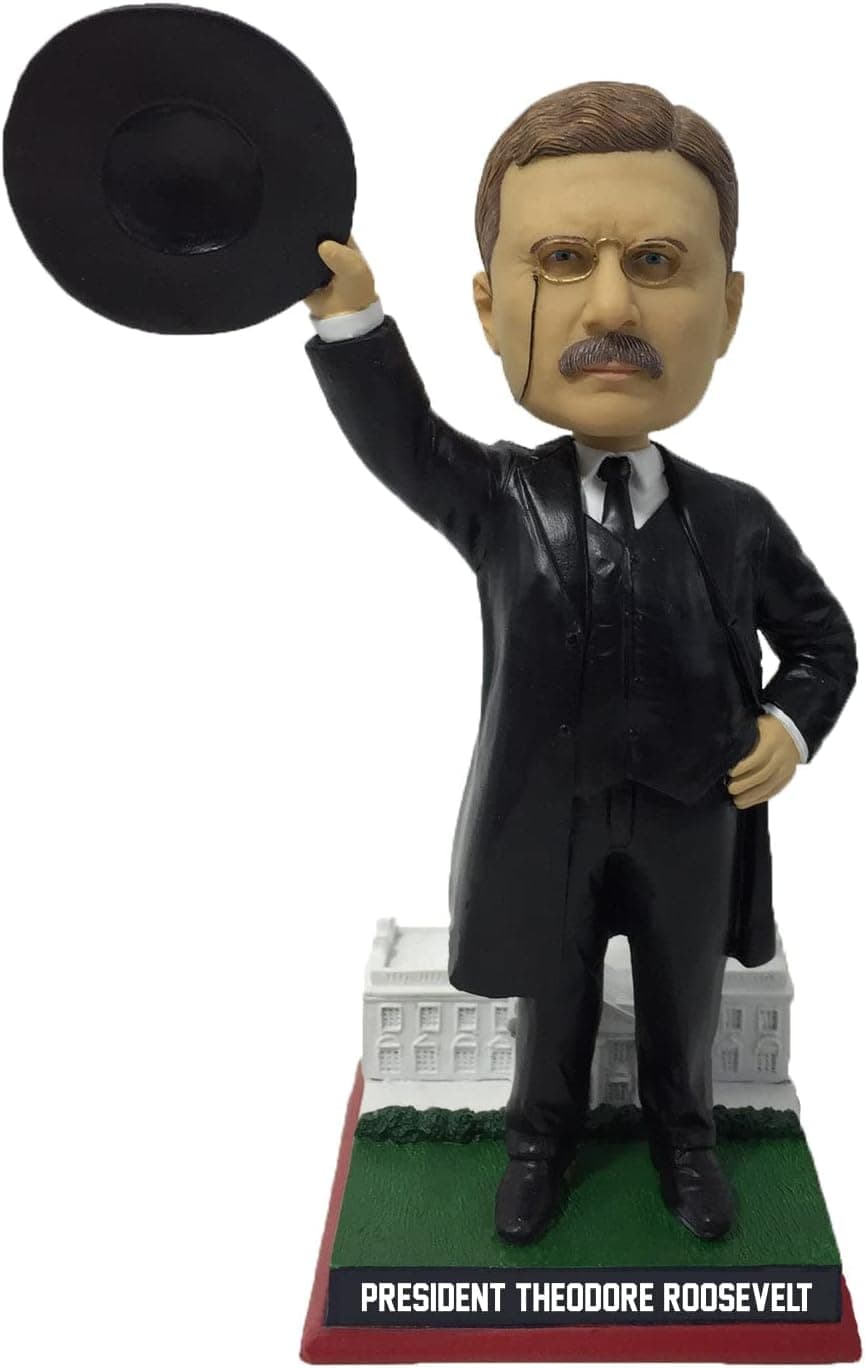 Theodore Roosevelt White House Base President Bobblehead Numbered to 1,901