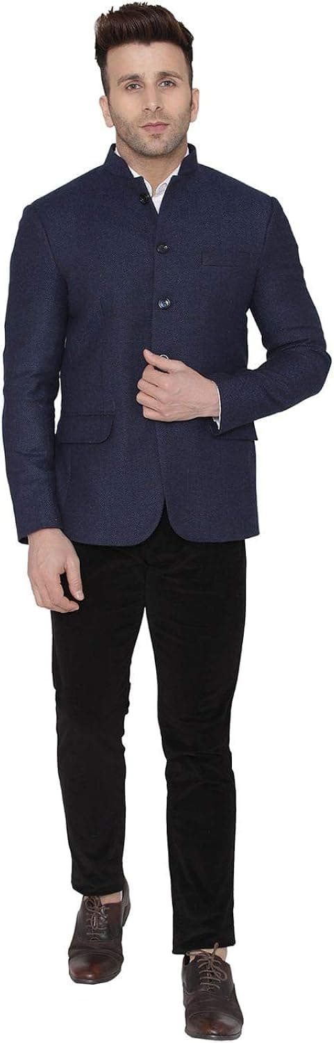 WINTAGE Men's Tweed Casual and Festive Blazer Coat Jacket : Multiple Colors and Sizes