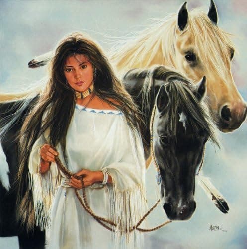 Maija The Dowry Open Edition Image Size 22" x 22"