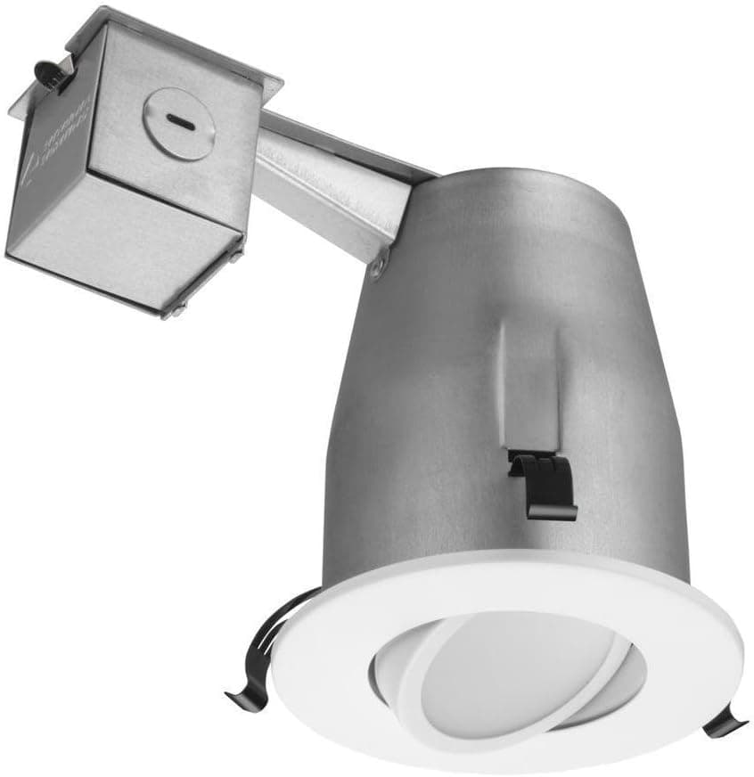 Lithonia Lighting LK4G2MW M4 Gimbal Kit with Integrated LED, White, 4-Inch, 7.25x6