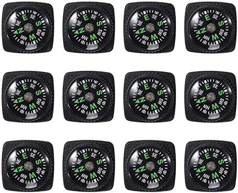 Blackett Paracord Bracelet Survival Compass, Hard-Shelled, Oil Filled, Pack of 12