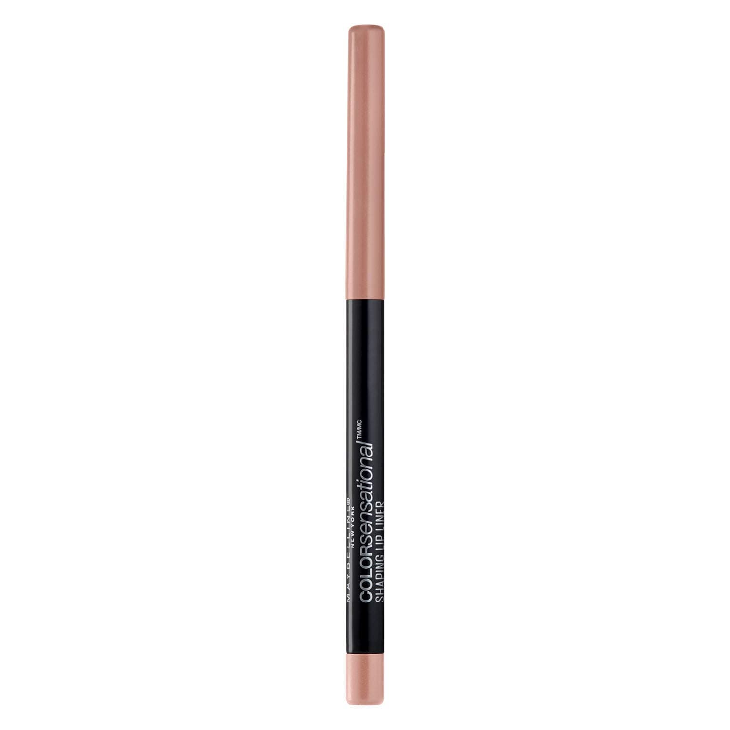 Maybelline New York Color Sensational Shaping Lip Liner with Self-Sharpening Tip, Nude Whisper, Nude, 1 Count