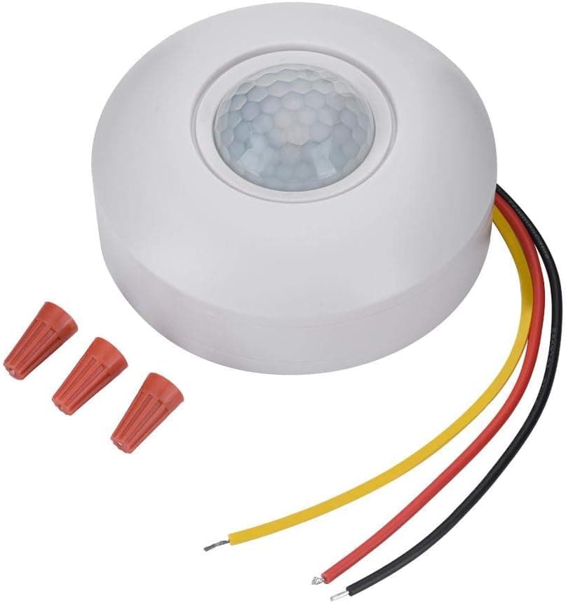 360° Motion Sensor Switch Photosensitive Control PIR Motion Detector Switch with Time Delay for LED Ceiling Light