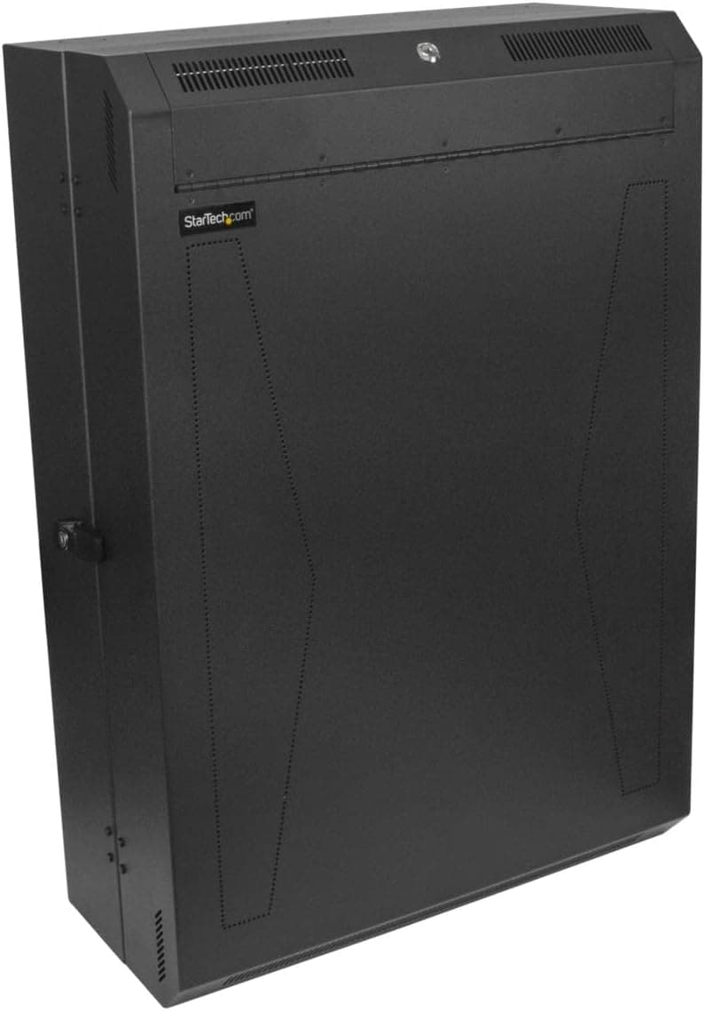 StarTech.com 6U Wall Mount Network Cabinet - Vertical Wall Mount Patch Panel Rack - 30" Server Room Cabinet (RK630WALVS)