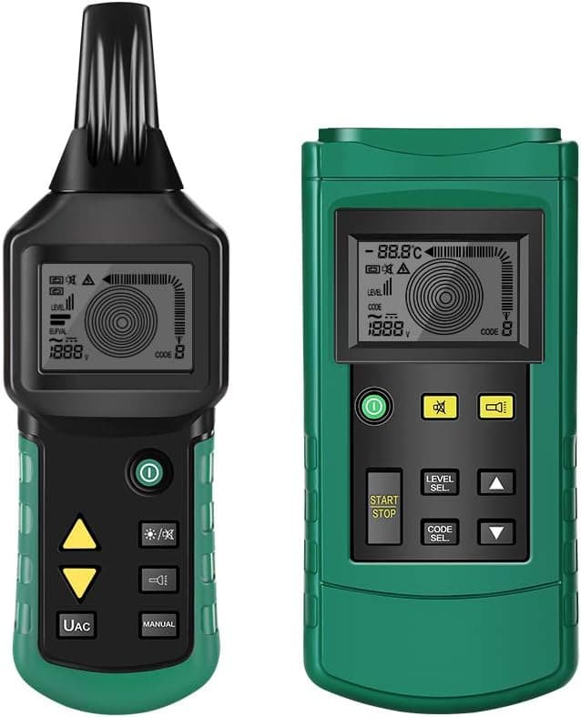 Cable Locator, Underground Wire Locator,Wire Tracker Portable MY6818 Telephone Cable Locator 12V-400V AC/DC Underground Pipe Detector Professional Cable Toner Finder