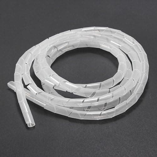 Water & Wood 3.28 Feet Spiral Wire Wrap Tube Manage Cord Best For PC Computer Cinema Home Cable 1M