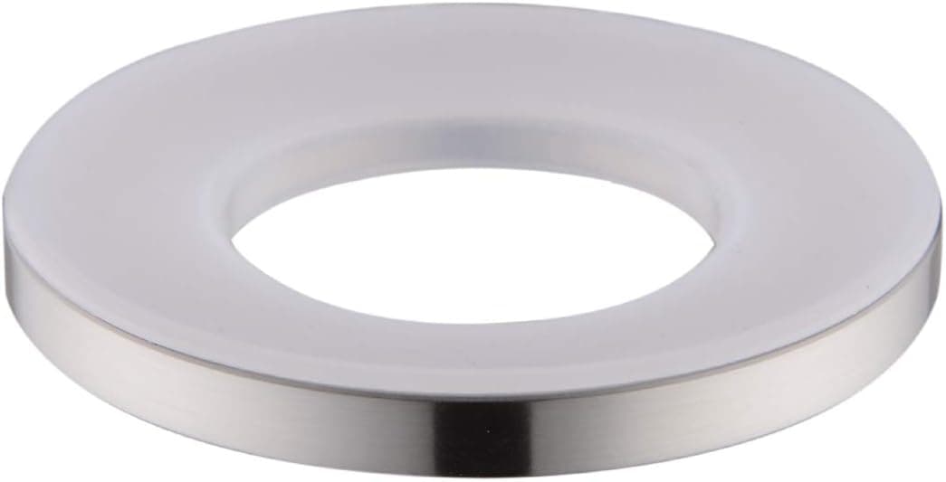 Bathroom Brass Mounting Ring for Vessel Sink, by SINKINGDOM Brushed Nickel