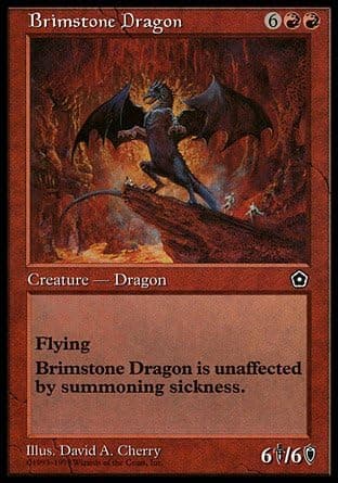 Magic The Gathering - Brimstone Dragon - Portal Second Age