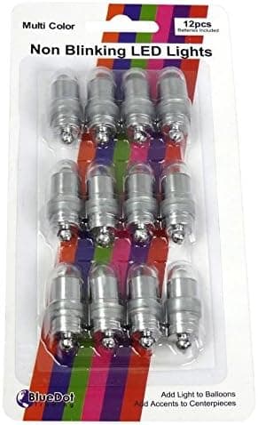 Bluedot Trading Color Changing Waterproof LED Lights, Mini, Multicolor, Set of 12