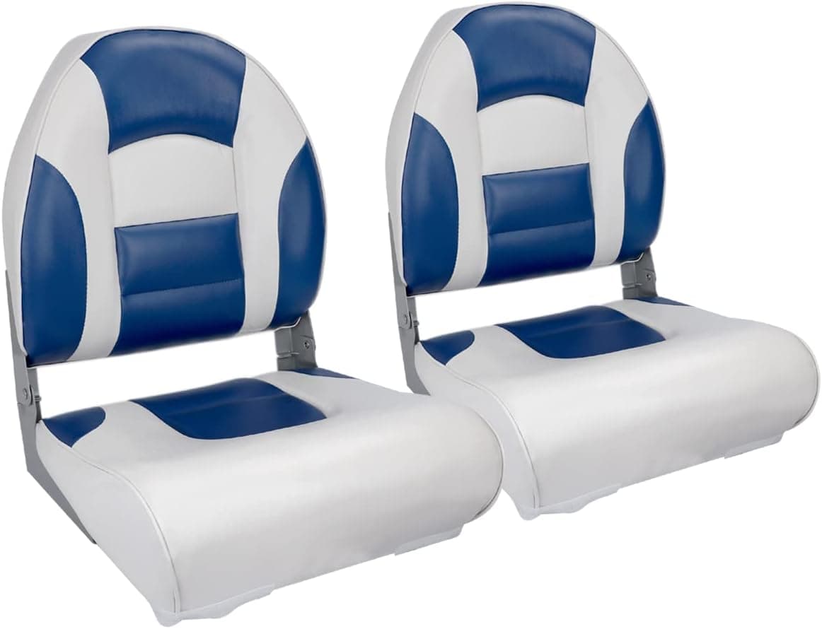 NORTHCAPTAIN S1 Pro Premium High Back Folding Boat Seat,Stainless Steel Screws Included