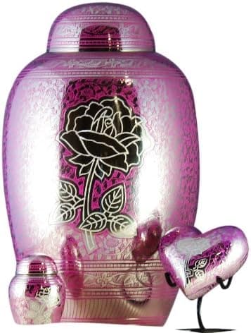 UrnsDirect2U Urn Set, Pink/Rose