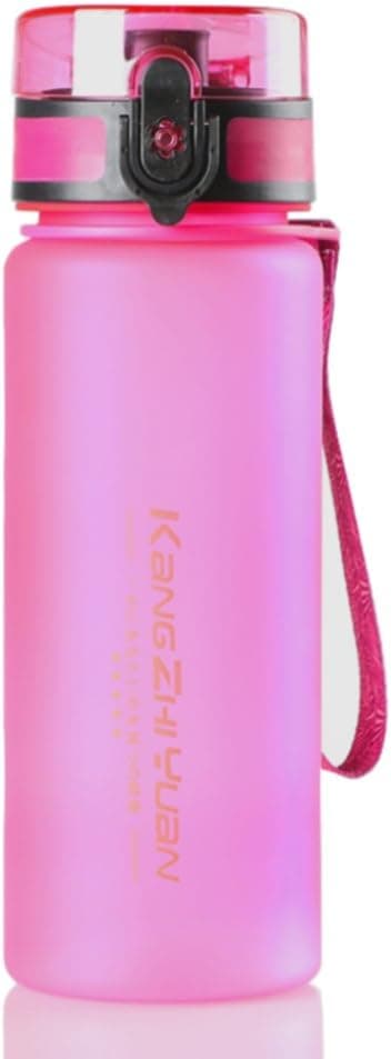 Sports Water Bottle with Filter 24oz/650ML, BPA Free & Eco Friendly, Kids Water Bottle 1-Click Open Leak Proof Lid, Flip Top Drinking Water Bottle for Gym Hiking Camping Outdoor Bike Office Yoga