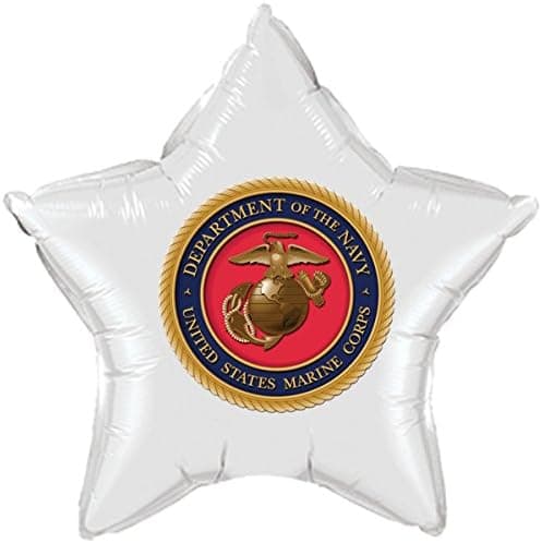 Partypro Marines White Star Balloon