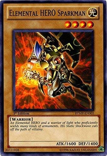 YU-GI-OH! - Elemental Hero Sparkman (RYMP-EN003) - Ra Yellow Mega-Pack - Unlimited Edition - Common