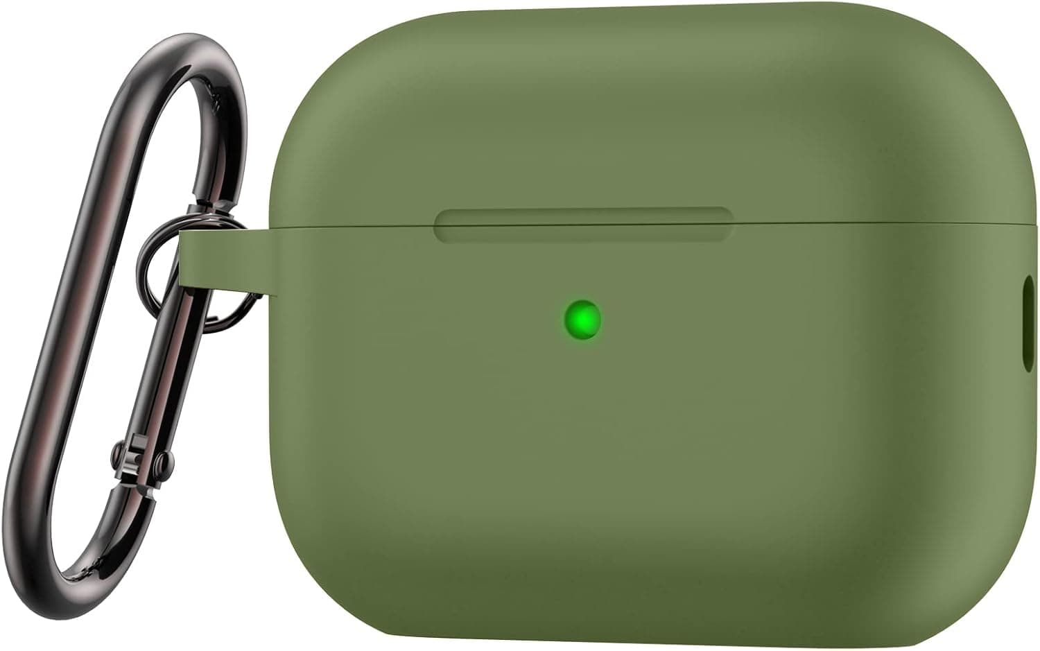 BRG for Airpods Pro 2nd Generation Case Cover 2022, Soft Silicone Skin Cover Shock-Absorbing Protective Case with Keychain for New Apple Airpods Pro Case [Front LED Visible]