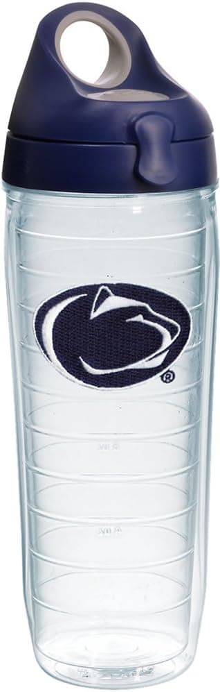 Tervis Made in USA Double Walled Penn State University Nittany Lions Insulated Tumbler Cup Keeps Drinks Cold & Hot, 24oz Water Bottle, Primary Logo