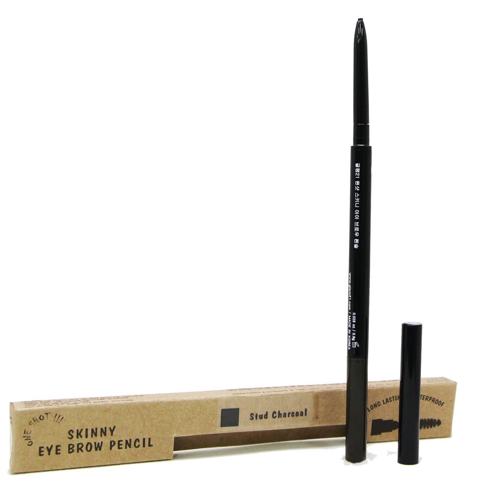 glam21 Skinny Eyebrow Pencil, Stud Charcoal