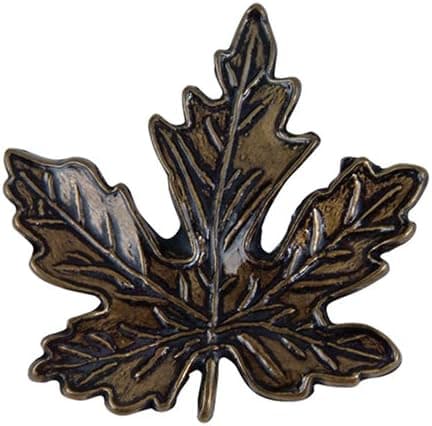 Atlas Homewares 151-BB 2-Inch Maple Leaf Knob, Burnished Bronze