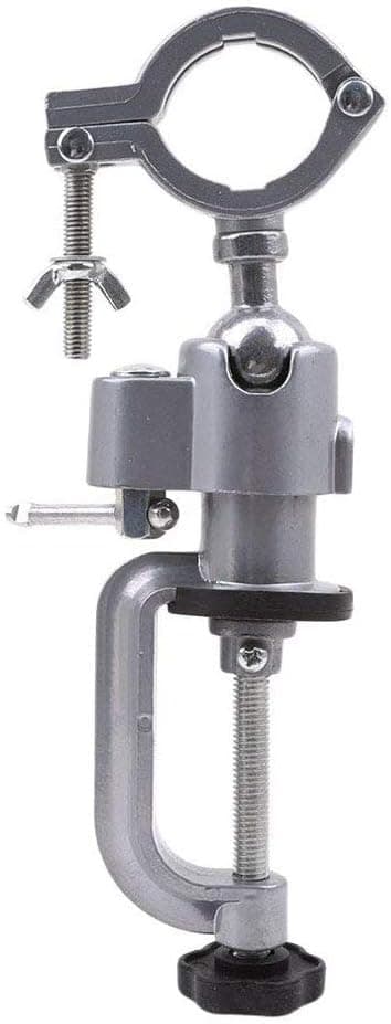 360°Bench Vises Electric Drill Stand Holder Aluminum Alloy Grinder Bracket for Dremel
