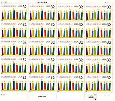 USPS Hanukkah Twenty Sheet of 32 Cent Stamps Scott 3118