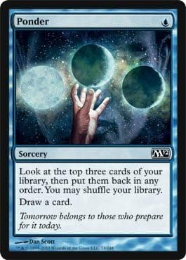 Magic: the Gathering - Ponder - Magic 2012